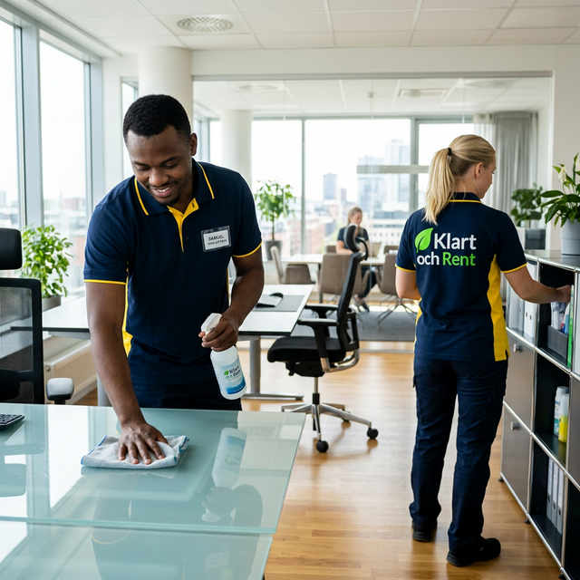 Professionellt städteam från Trevnad